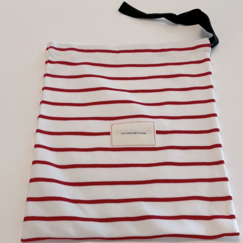 Victoria Beckham NWOT drawstring cotton jersey storage bag
